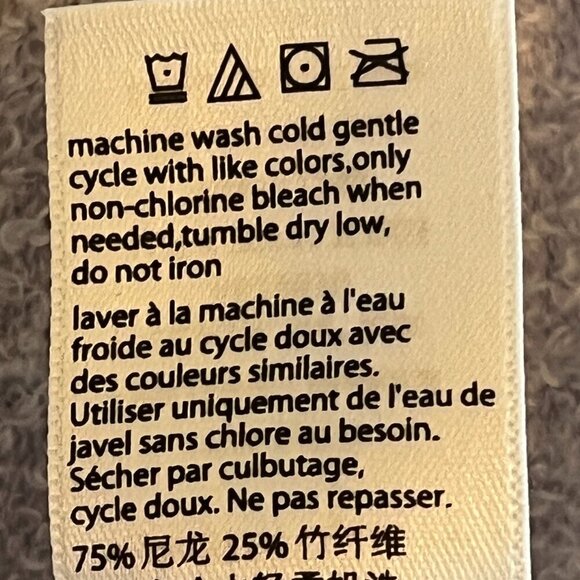 Barefoot Dreams open cardigan sweater XL CozyChic Lite purple lavender soft - Picture 7 of 7